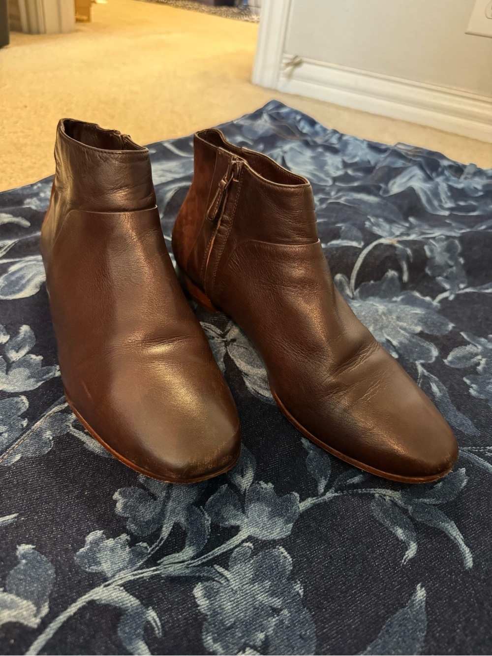 Cole Shawn Women’s Calf Brown Leather Ankle Boots